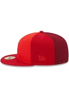 New Era St Louis Cardinals Mens Red Tri Tone Team 59FIFTY Fitted Hat