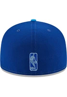New Era Philadelphia 76ers Mens Blue Tri Tone Team 59FIFTY Fitted Hat