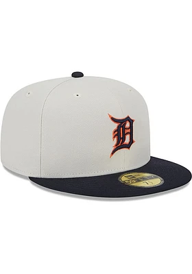 New Era Detroit Tigers Mens Beige World Class 59FIFTY Fitted Hat