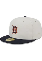 New Era Detroit Tigers Mens Beige World Class 59FIFTY Fitted Hat