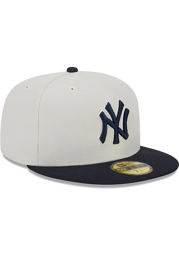 New Era York Yankees Mens Beige World Class 59FIFTY Fitted Hat