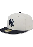 New Era York Yankees Mens Beige World Class 59FIFTY Fitted Hat