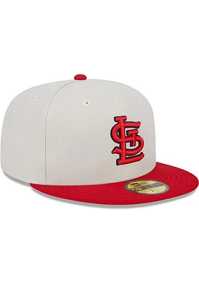 New Era St Louis Cardinals Mens Beige World Class 59FIFTY Fitted Hat