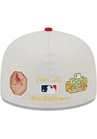 New Era St Louis Cardinals Mens Beige World Class 59FIFTY Fitted Hat