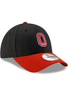 New Era Ohio State Buckeyes Stretch Snap 9FORTY Enhanced Adjustable Hat - Black