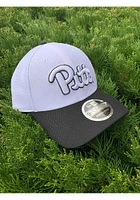 New Era Pitt Panthers Stretch Snap Logo 9FORTY Adjustable Hat - White