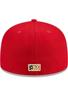 New Era St Louis Cardinals Mens Red 2023 4th of July 59FIFTY Fitted Hat