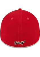 New Era Chicago White Sox Mens Red 2023 4th of July 39THIRTY Flex Hat