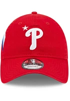 New Era Philadelphia Phillies 2023 All-Star Game Workout 9TWENTY Adjustable Hat - Red