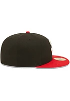 New Era Lansing Lugnuts Mens Black 2023 Authentic Collection 59FIFTY Fitted Hat