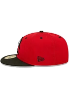 New Era Lansing Lugnuts Mens Red 2023 Batting Practice 59FIFTY Fitted Hat
