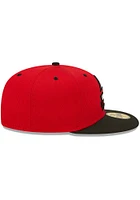 New Era Lansing Lugnuts Mens Red 2023 Batting Practice 59FIFTY Fitted Hat