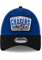 New Era Omaha Storm Chasers 2T Patch 9FORTY Adjustable Hat - Blue