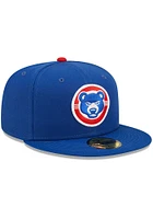 New Era South Bend Cubs Mens Blue 2023 Authentic Collection 59FIFTY Fitted Hat
