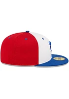 New Era South Bend Cubs Mens White 2023 Batting Practice 59FIFTY Fitted Hat