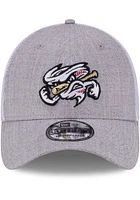 New Era Omaha Storm Chasers Mens Grey Heathered Neo 39THIRTY Flex Hat