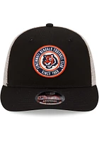 New Era Cincinnati Bengals Enzyme Wash 2T Patch Trucker LP9FIFTY Adjustable Hat - Black