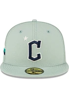 New Era Cleveland Guardians Mens Green 2023 All-Star Game 59FIFTY Fitted Hat