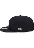 New Era Cleveland Guardians Mens Navy Blue 2023 All-Star Game Workout 59FIFTY Fitted Hat