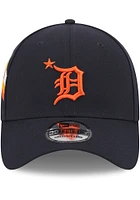 New Era Detroit Tigers Mens Navy Blue 2023 All-Star Game Workout 39THIRTY Flex Hat
