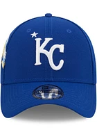 New Era Kansas City Royals Mens Blue 2023 All-Star Game Workout 39THIRTY Flex Hat