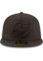 New Era Tampa Bay Buccaneers Mens Black 59FIFTY Fitted Hat