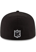 New Era Green Bay Packers Mens Black Basic 59FIFTY Fitted Hat