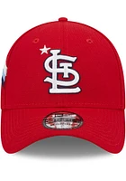 New Era St Louis Cardinals Mens Red 2023 All-Star Game Workout 39THIRTY Flex Hat