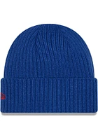 New Era Kansas Jayhawks Blue JR Core Classic Youth Knit Hat