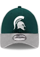 New Era Michigan State Spartans Trucker 9FORTY Helmet Adjustable Hat - Green