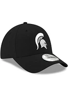 New Era Michigan State Spartans Stretch Snap 9FORTY Helmet Adjustable Hat - Black