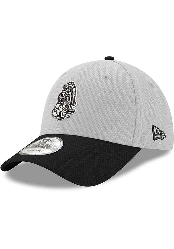 New Era Michigan State Spartans Stretch Snap 9FORTY Adjustable Hat - Black