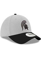 New Era Michigan State Spartans Mens White Diamond 39THIRTY Flex Hat