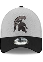 New Era Michigan State Spartans Mens White Diamond 39THIRTY Flex Hat