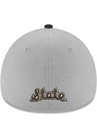 New Era Michigan State Spartans Mens White Diamond 39THIRTY Iconic Flex Hat