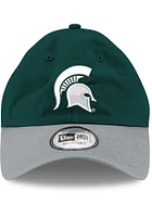 New Era Michigan State Spartans Casual Classic Sport Adjustable Hat - Green