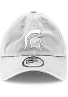 New Era Michigan State Spartans Casual Classic Sport Dynamic Adjustable Hat - White