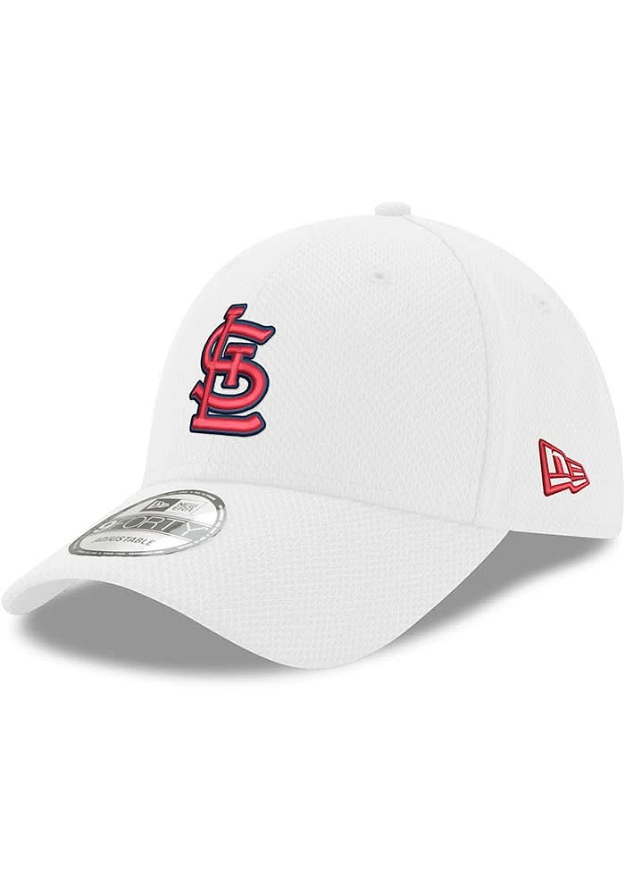 New Era St Louis Cardinals Stretch Snap 9FORTY Advanced Adjustable Hat - White