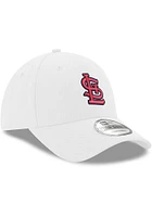 New Era St Louis Cardinals Stretch Snap 9FORTY Advanced Adjustable Hat - White