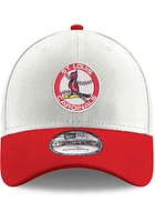 New Era St Louis Cardinals Stretch Snap 9FORTY Elite Adjustable Hat - White
