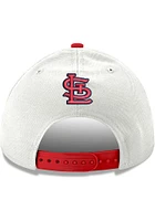 New Era St Louis Cardinals Stretch Snap 9FORTY Elite Adjustable Hat - White