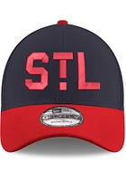 New Era St Louis Cardinals Stretch Snap 9FORTY Signature Adjustable Hat - Navy Blue