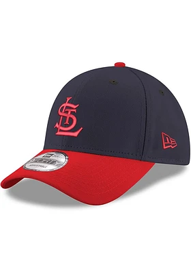 New Era St Louis Cardinals Stretch Snap 9FORTY Deluxe Adjustable Hat - Navy Blue