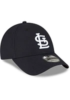 New Era St Louis Cardinals Stretch Snap 9FORTY Premium Adjustable Hat - Navy Blue