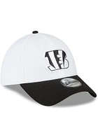 New Era Cincinnati Bengals Mens White Diamond 39THIRTY Classic Flex Hat