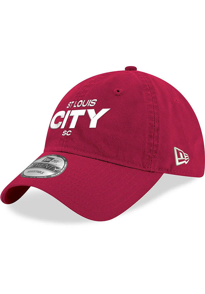 New Era St Louis City SC Wordmark 9TWENTY Adjustable Hat