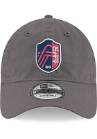 New Era St Louis City SC Primary Crest 9TWENTY Enhanced Adjustable Hat - Graphite