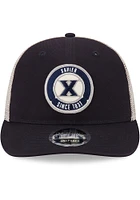 New Era Xavier Musketeers Enzyme Wash 2T Patch Trucker LP9FIFTY Adjustable Hat - Navy Blue