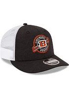 New Era Cincinnati Bengals Shadow Tech Stripe Patch Trucker LP9FIFTY Adjustable Hat - Black