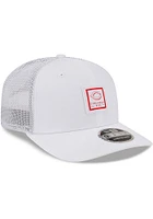 New Era Cincinnati Reds Square Patch DL Trucker LP9FIFTY Adjustable Hat - White